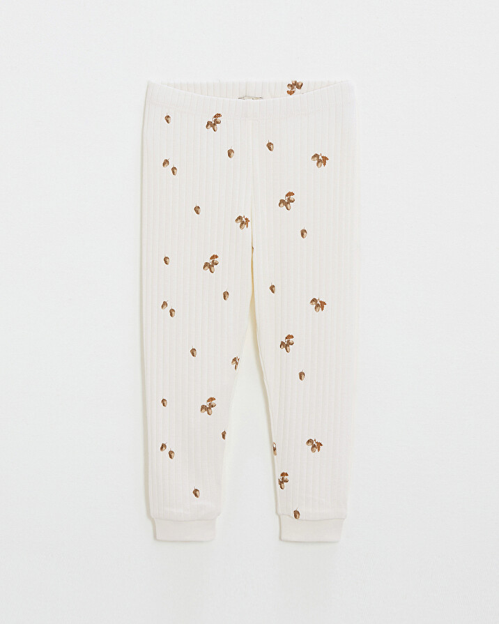 printed ribbed pajamas Autumn print  Natalys