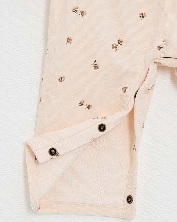 Long printed jumpsuit Semi-flower print Natalys