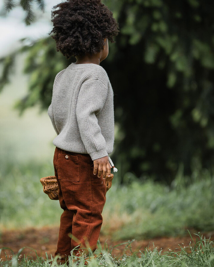 Corduroy pants Brick color  Natalys