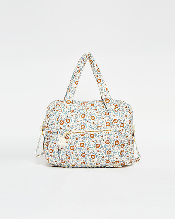 Floral print diaper bag Folk flower print  Natalys