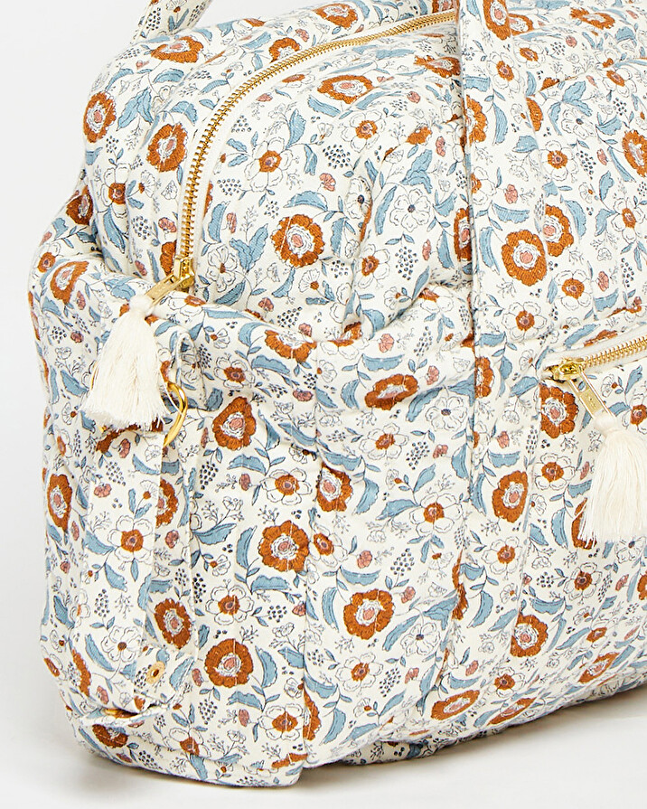 Floral print diaper bag Folk flower print  Natalys