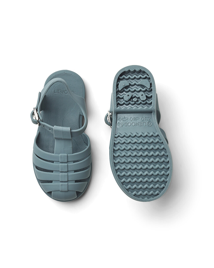 Beach sandals Whale blue color  Liewood