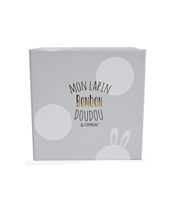 Candy bunny soft toy Taupe color  Doudou et Compagnie
