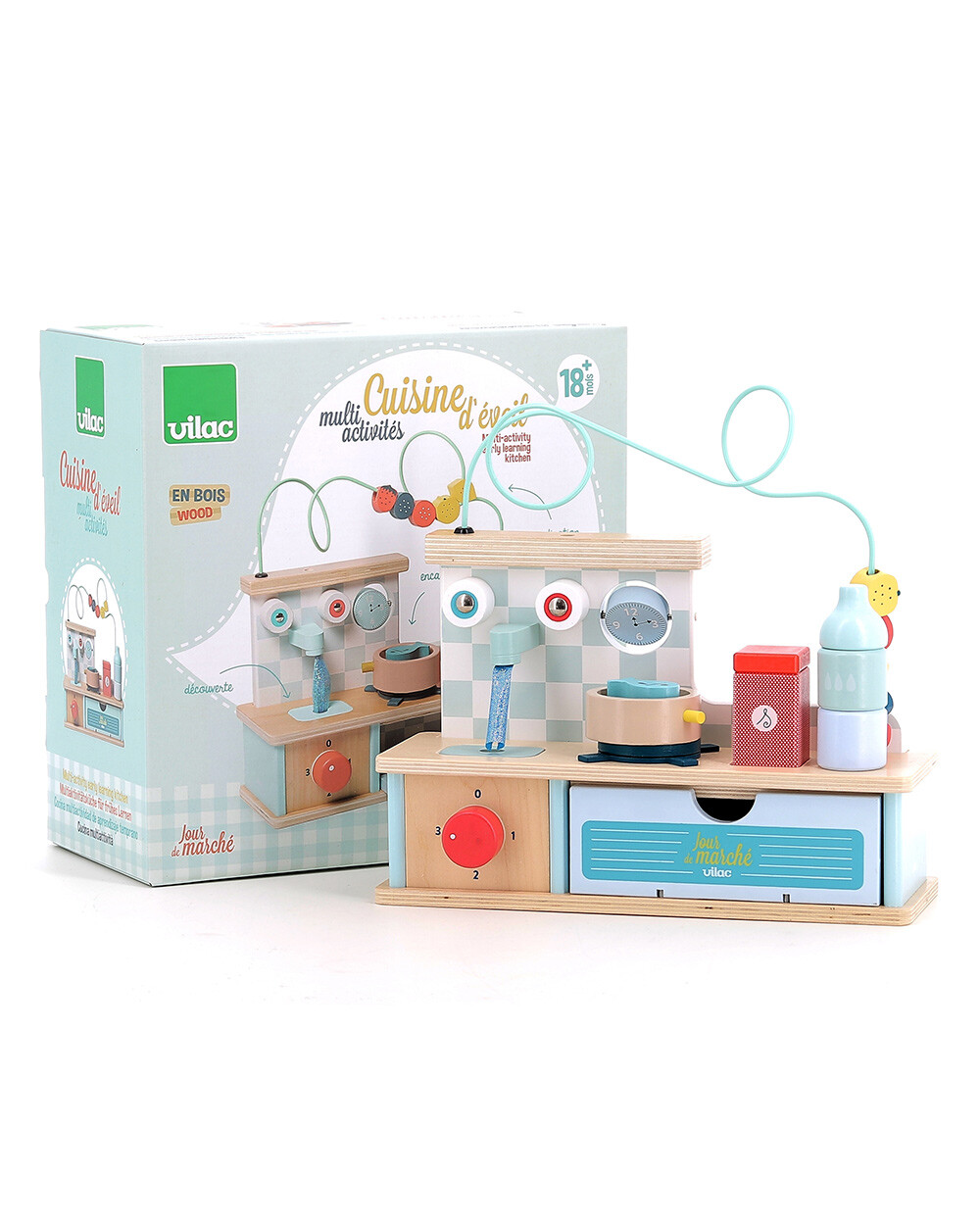 Multi-activity learning kitchen Wooden  Vilac