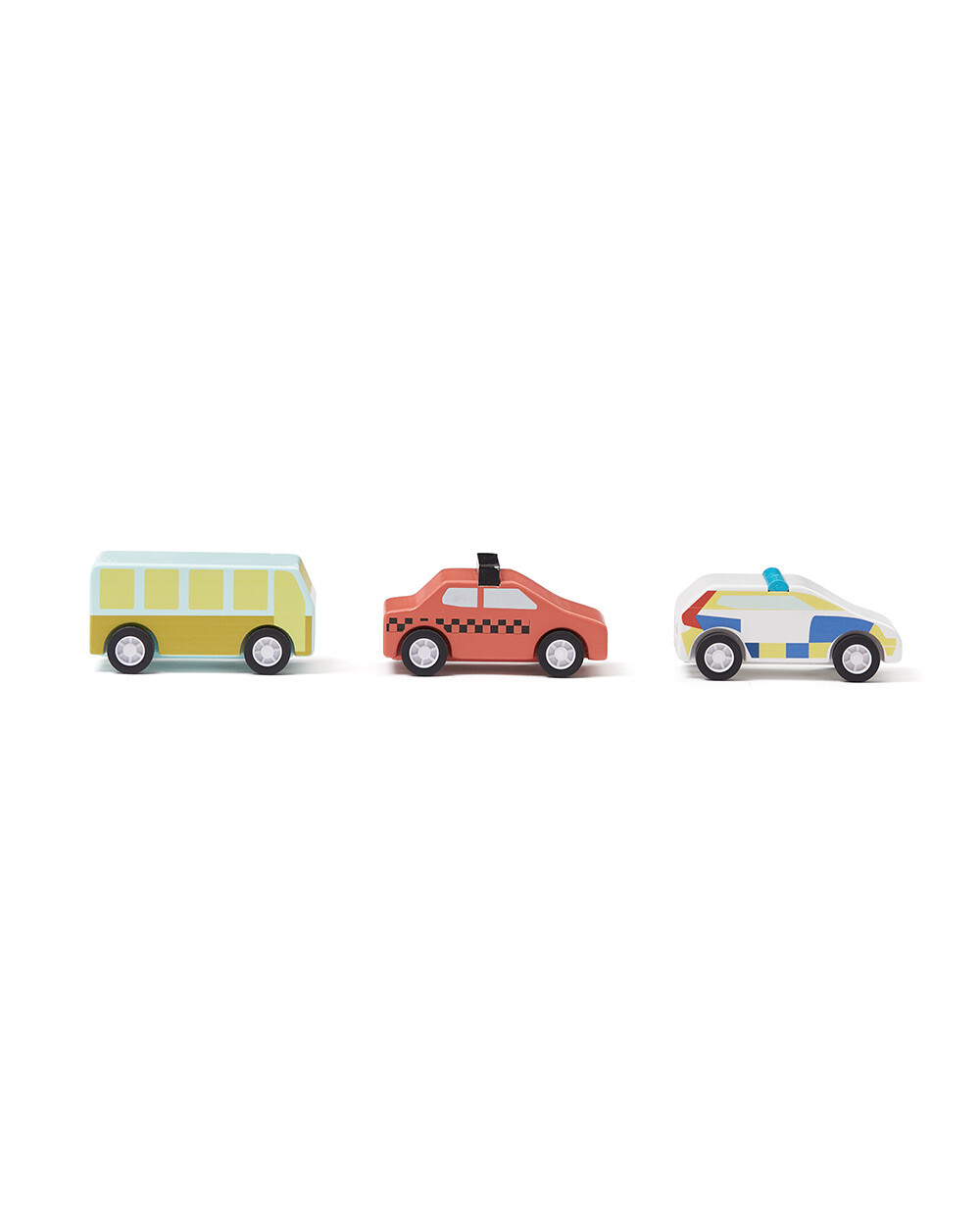 Wooden friction cars X3 Set of 3  Kid's concept