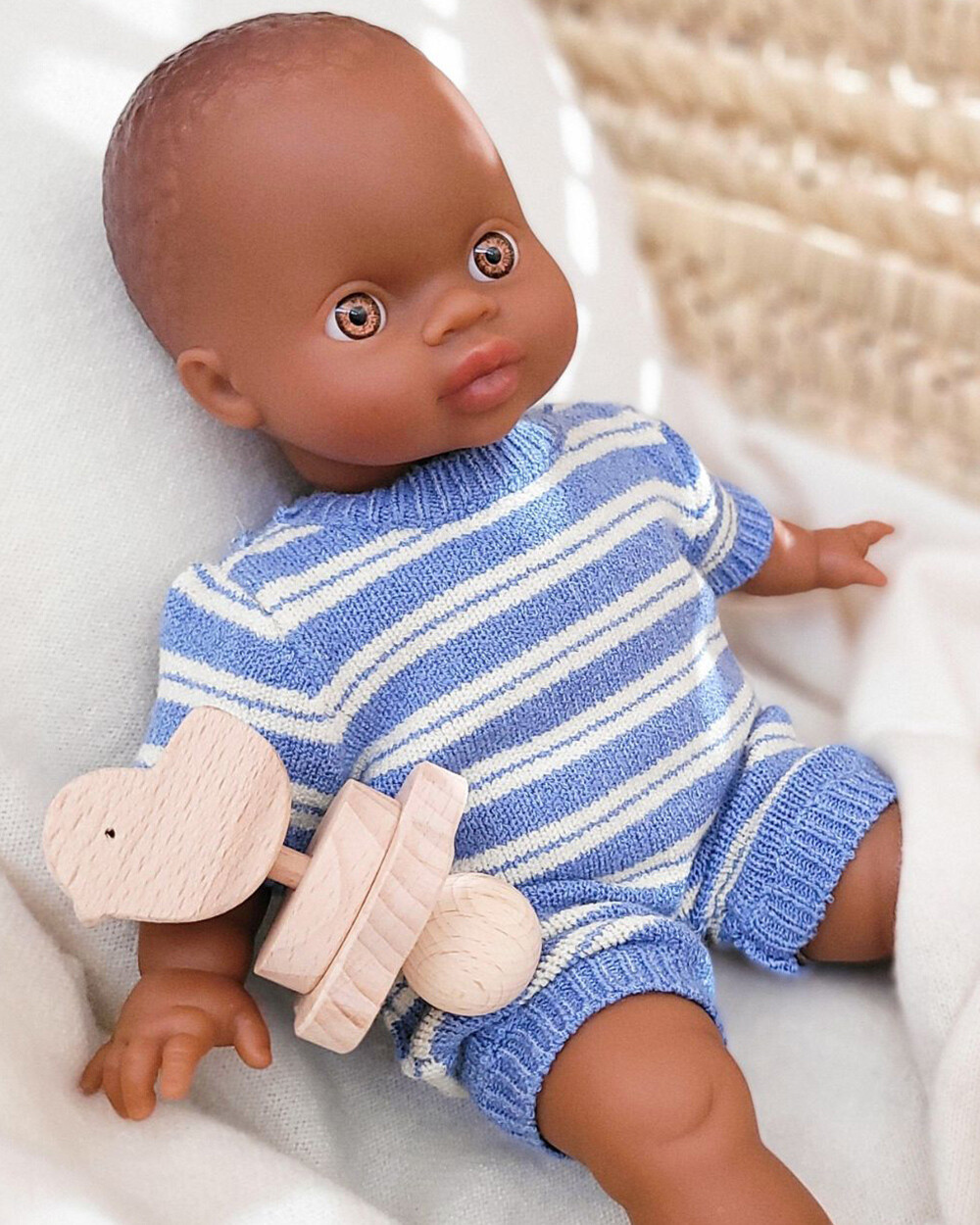 Babies doll outfit Short jumpsuit and slippers  Natalys x Minikane
