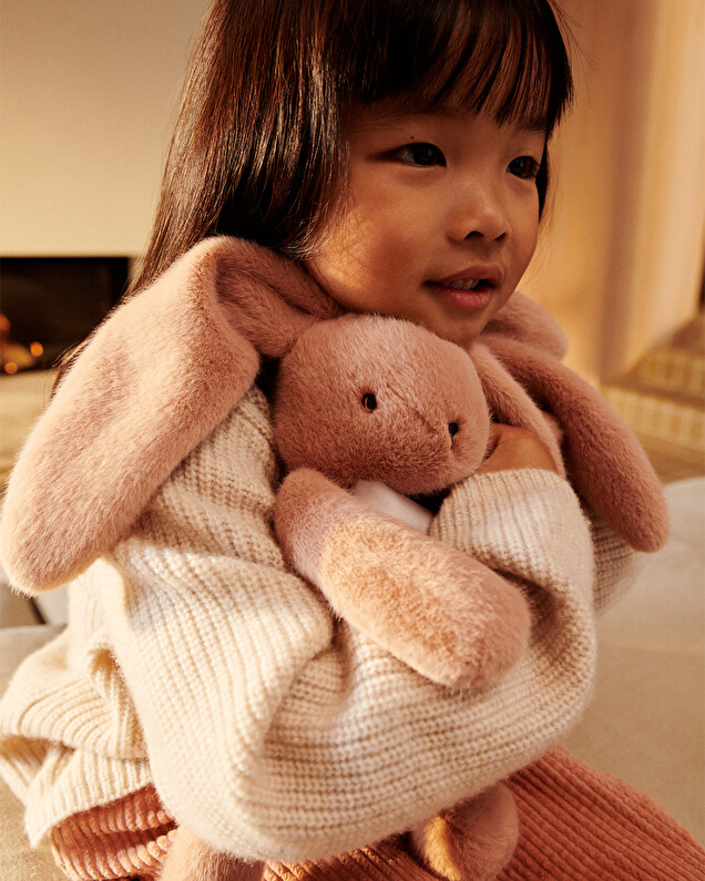 Berto rabbit plush toy Pink color  Liewood