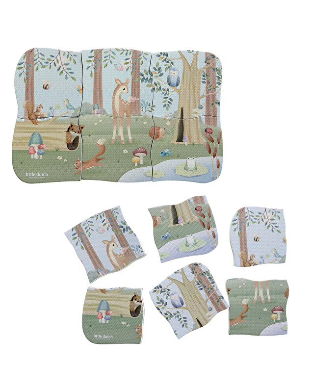 Bath puzzle Forest Friends  Little Dutch
