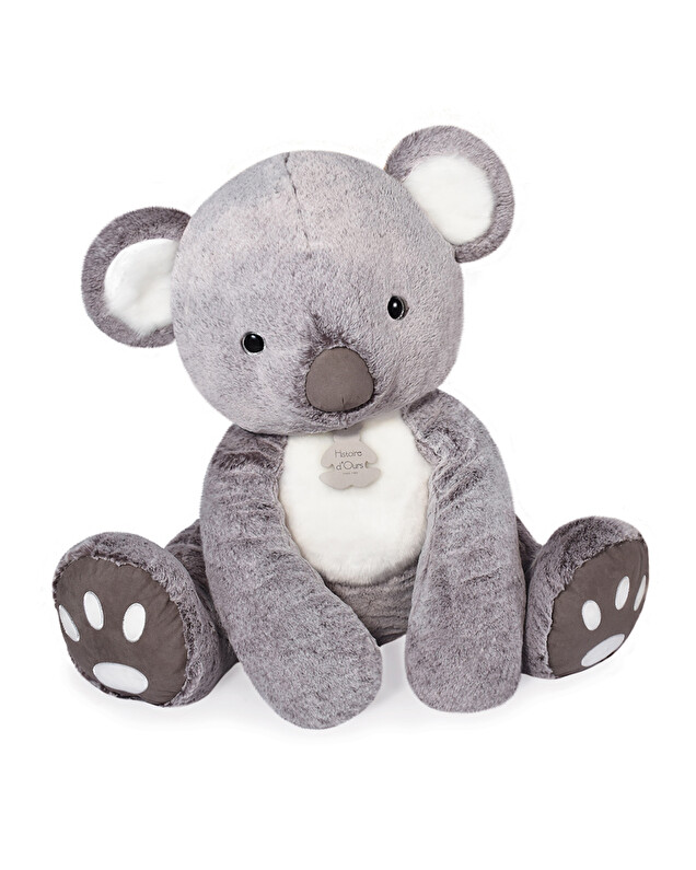 Giant koala soft toy 70 cm Gray color  Histoire d'Ours