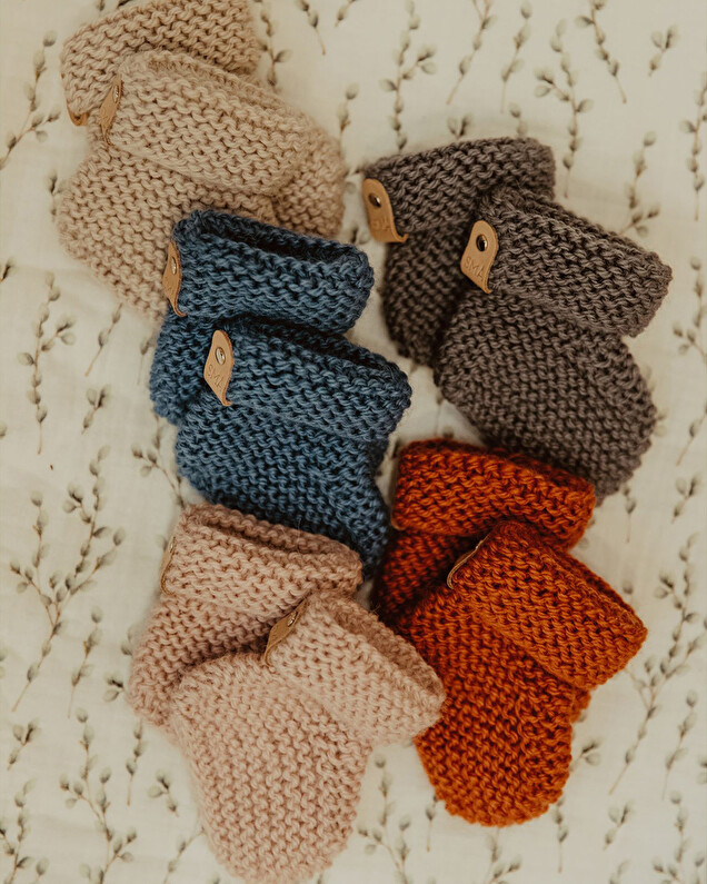 Cria slippers 6-12 months Denim color  SMA Sweden