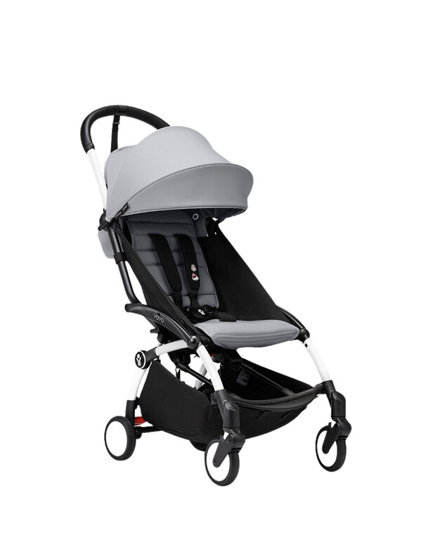 YOYO³ pack 6+ pushchair with white frame Stone colour  Stokke