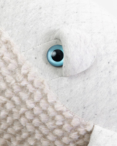 Whale soft toy 56 cm Albino color  Bigstuffed