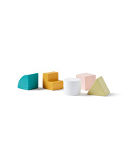 Wooden sorter truck Multicolored color  Kid's concept