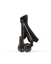 MIOS progressive pushchair pack with rosegold chassis Deep black color  Cybex