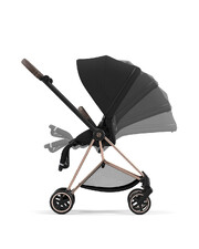 MIOS pushchair pack with rosegold frame Deep black color  Cybex