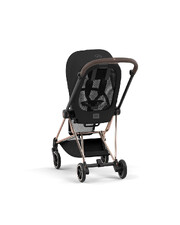 MIOS pushchair pack with rosegold frame Deep black color  Cybex