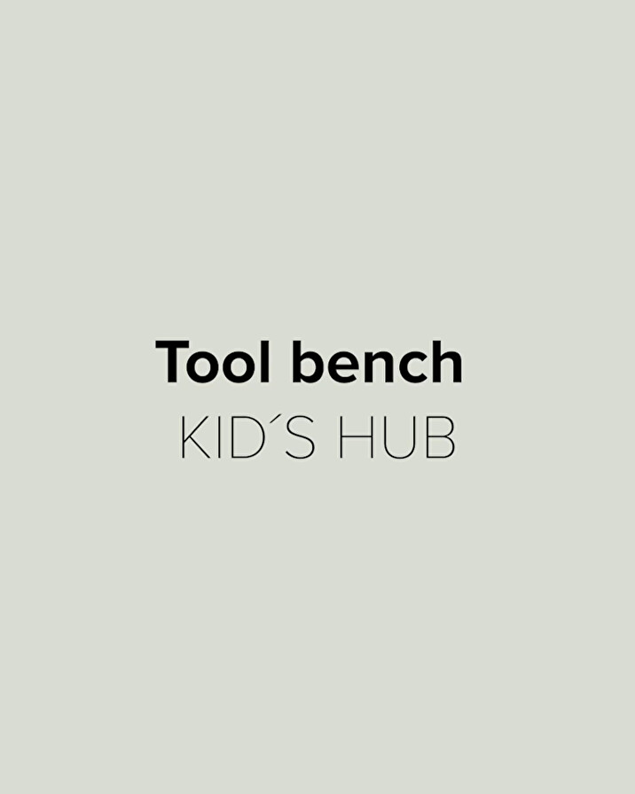 Wooden workbench Kid's Hub  Kid's concept