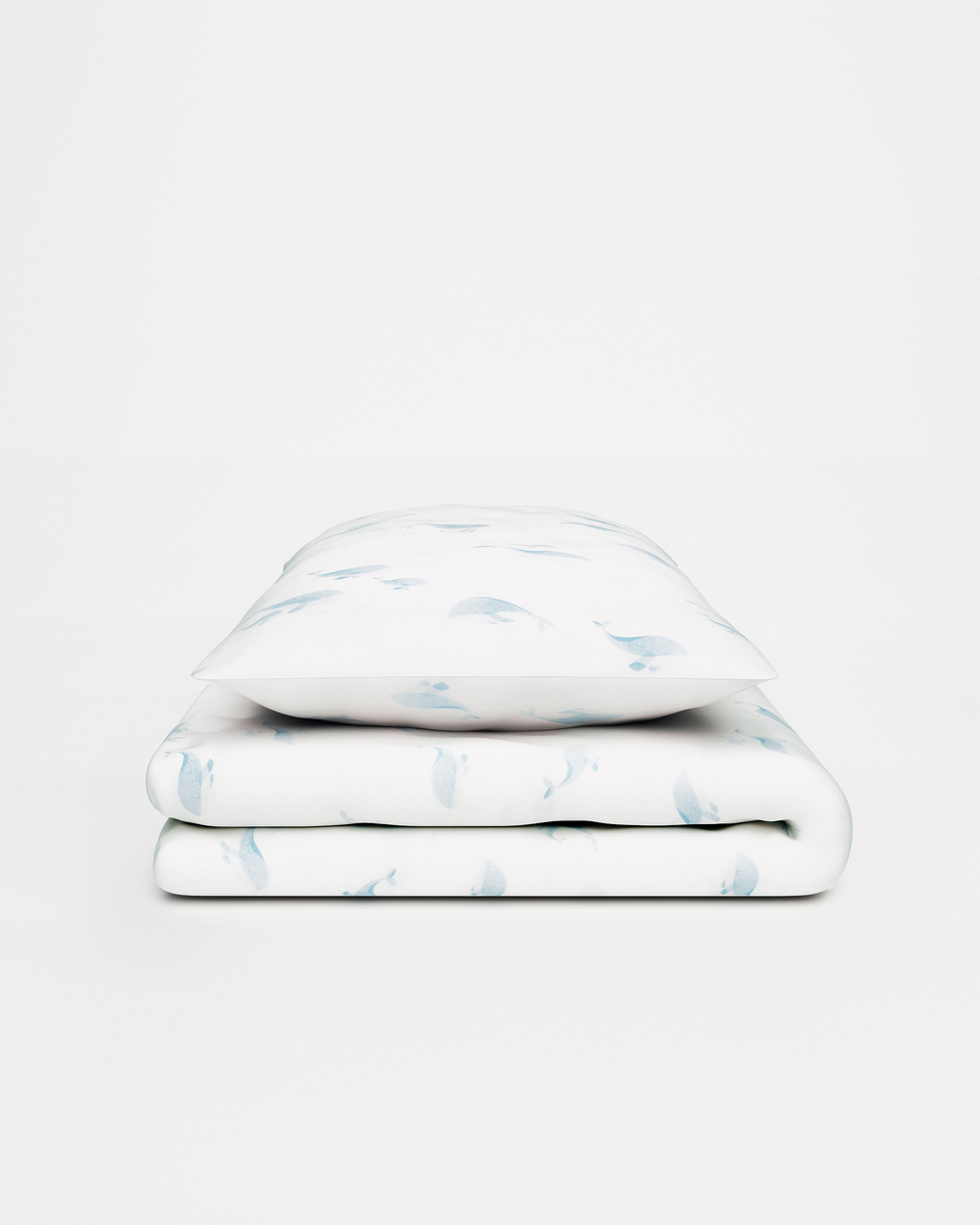 Colette bed linen set Whale print  Natalys