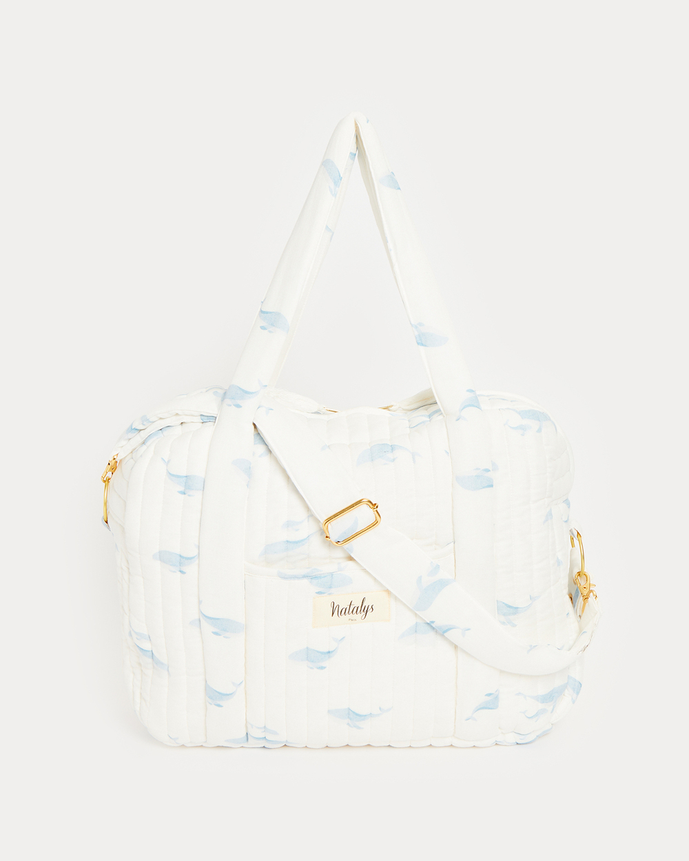 Auguste changing bag Whale print  Natalys