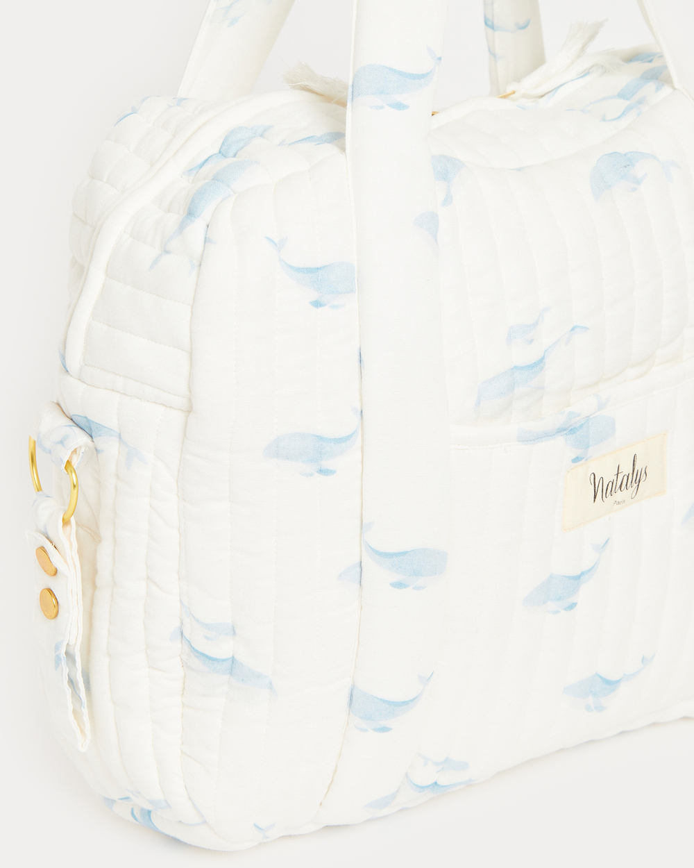 Auguste changing bag Whale print  Natalys