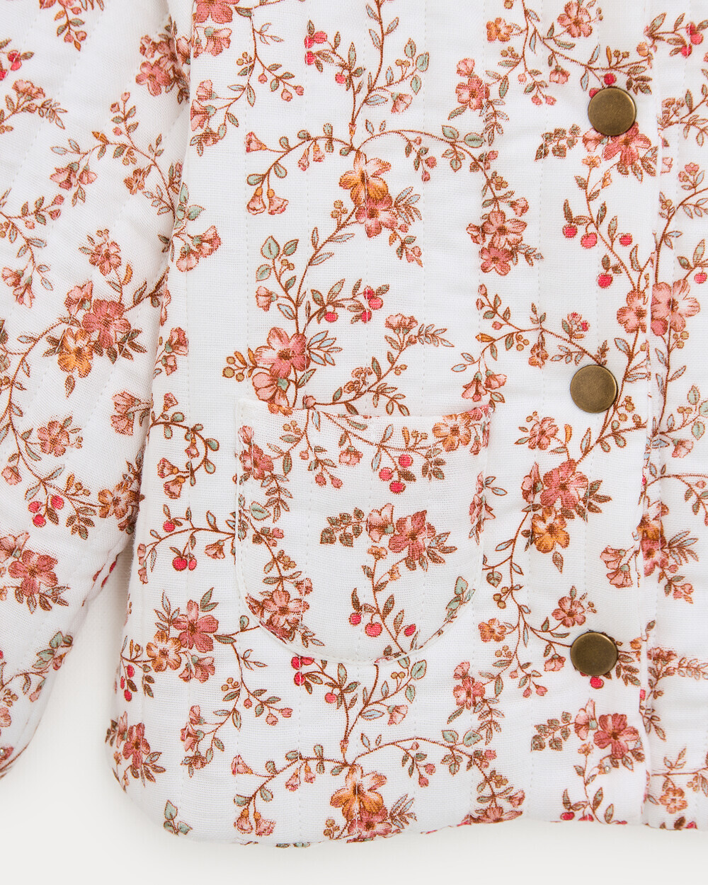 Janice quilted jacket Arabesque print Natalys