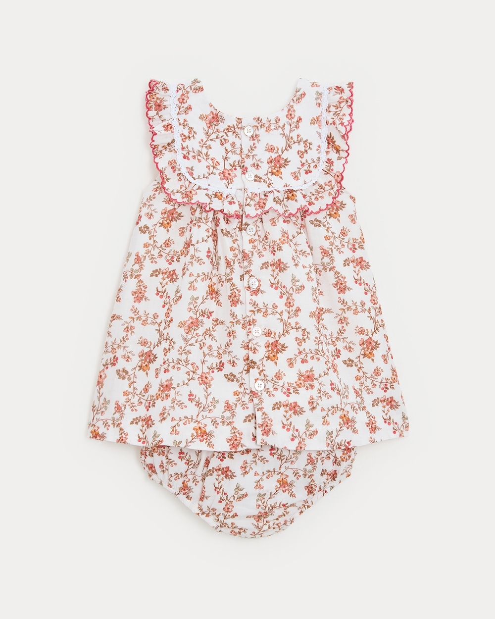 Coline ruffled dress Arabesque print  Natalys