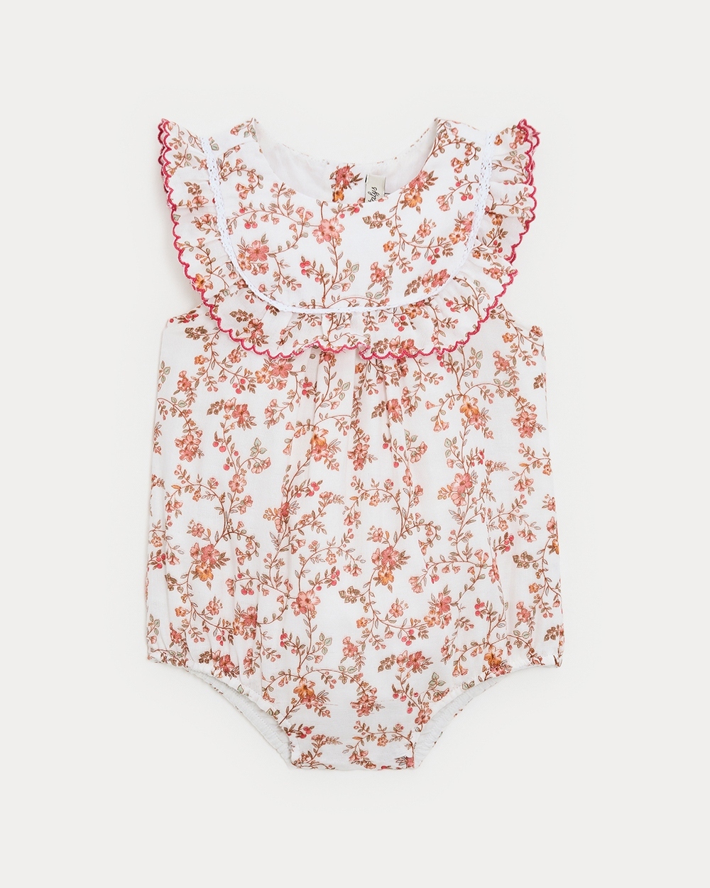 C&eacute;lestine cotton gauze romper Arabesque print  Natalys