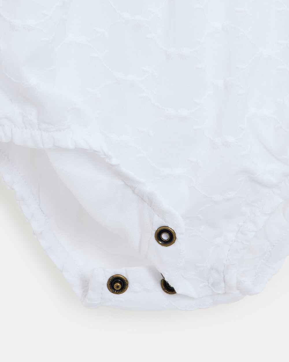 Domitille embroidered romper with straps Off-white colour Natalys