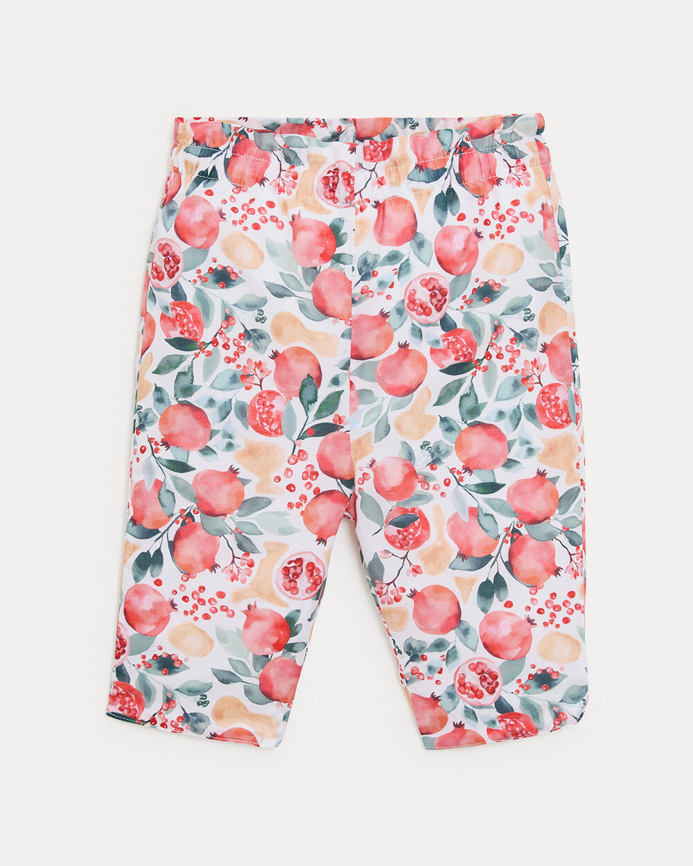 Paula cotton voile trousers Pomegranate print  Natalys