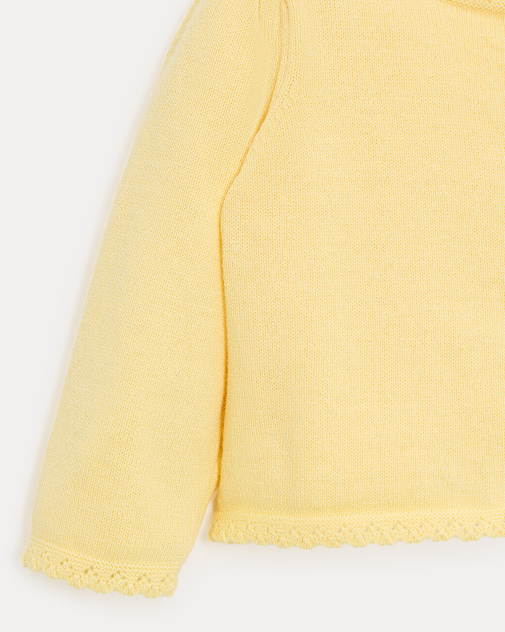 Victoire fancy cardigan Yellow colour Natalys