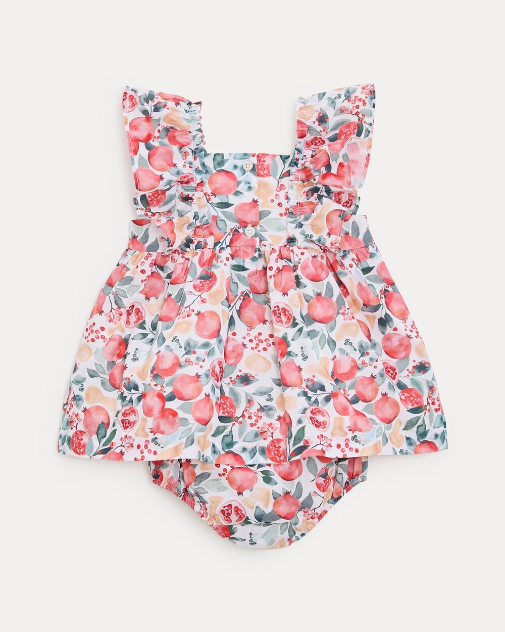 Eglantine sleeveless dress Pomegranate print  Natalys