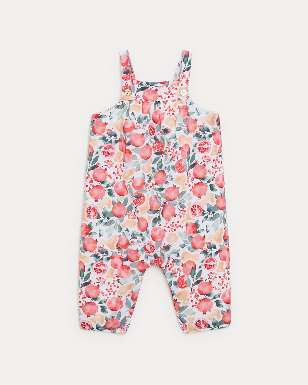 Phillipine long jumpsuit with straps Pomegranate print  Natalys