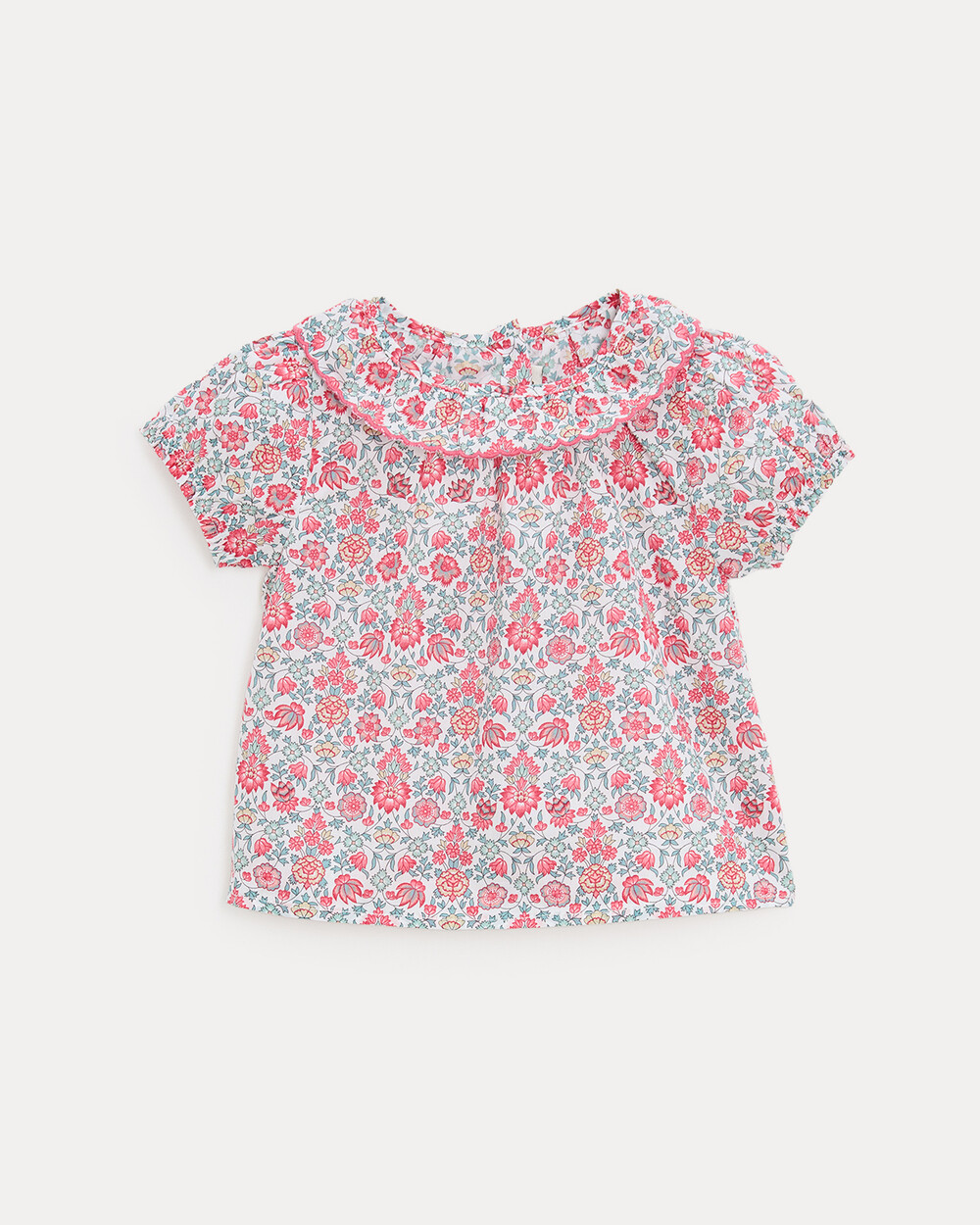 Thelma short-sleeved blouse Liberty fabric Natalys
