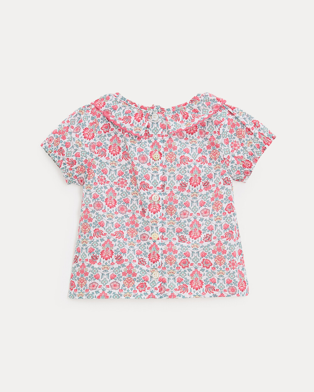 Thelma short-sleeved blouse Liberty fabric Natalys