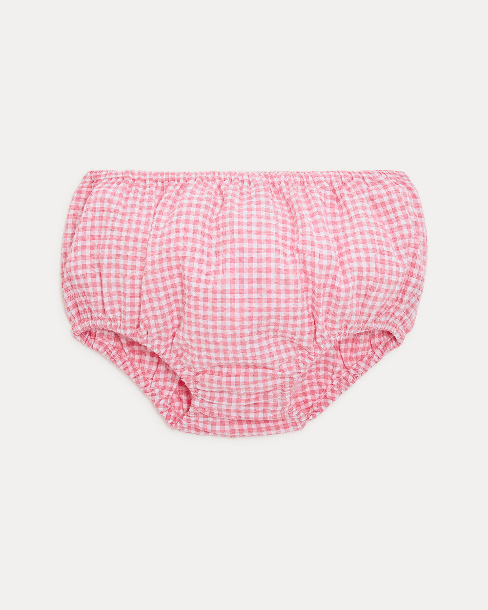 Romane seersucker dress with straps Pomegranate gingham print Natalys