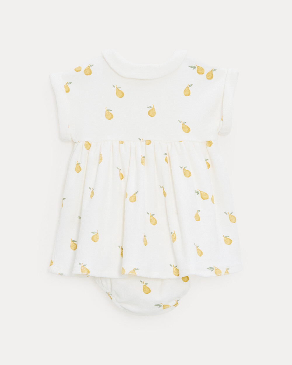 Leonie terry dress Pear print  Natalys