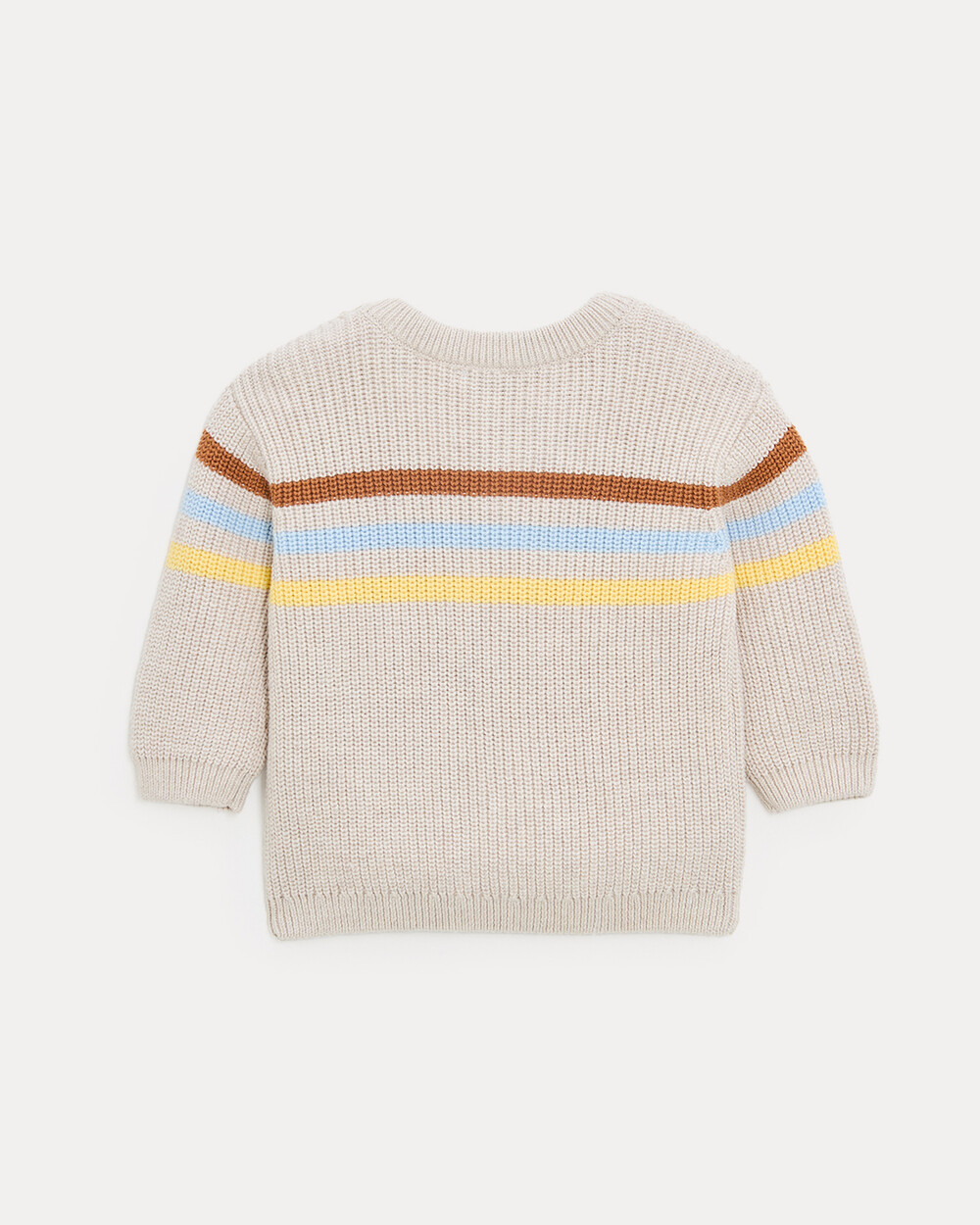 Willie fancy knit jumper Beige colour  Natalys