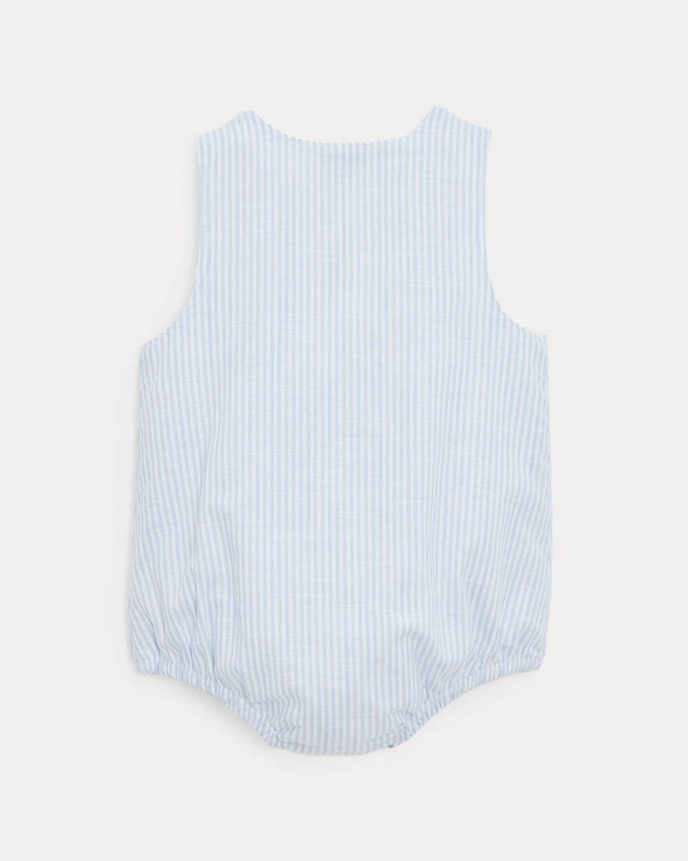 Honore cotton romper Blue sky stripes print  Natalys
