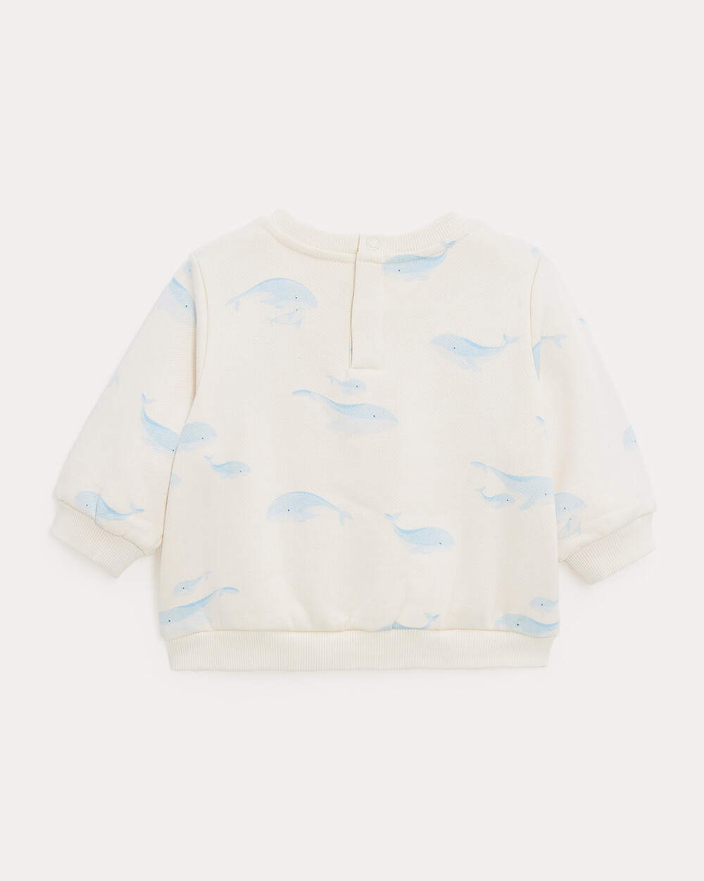 Jo fleece jumper Whale print  Natalys