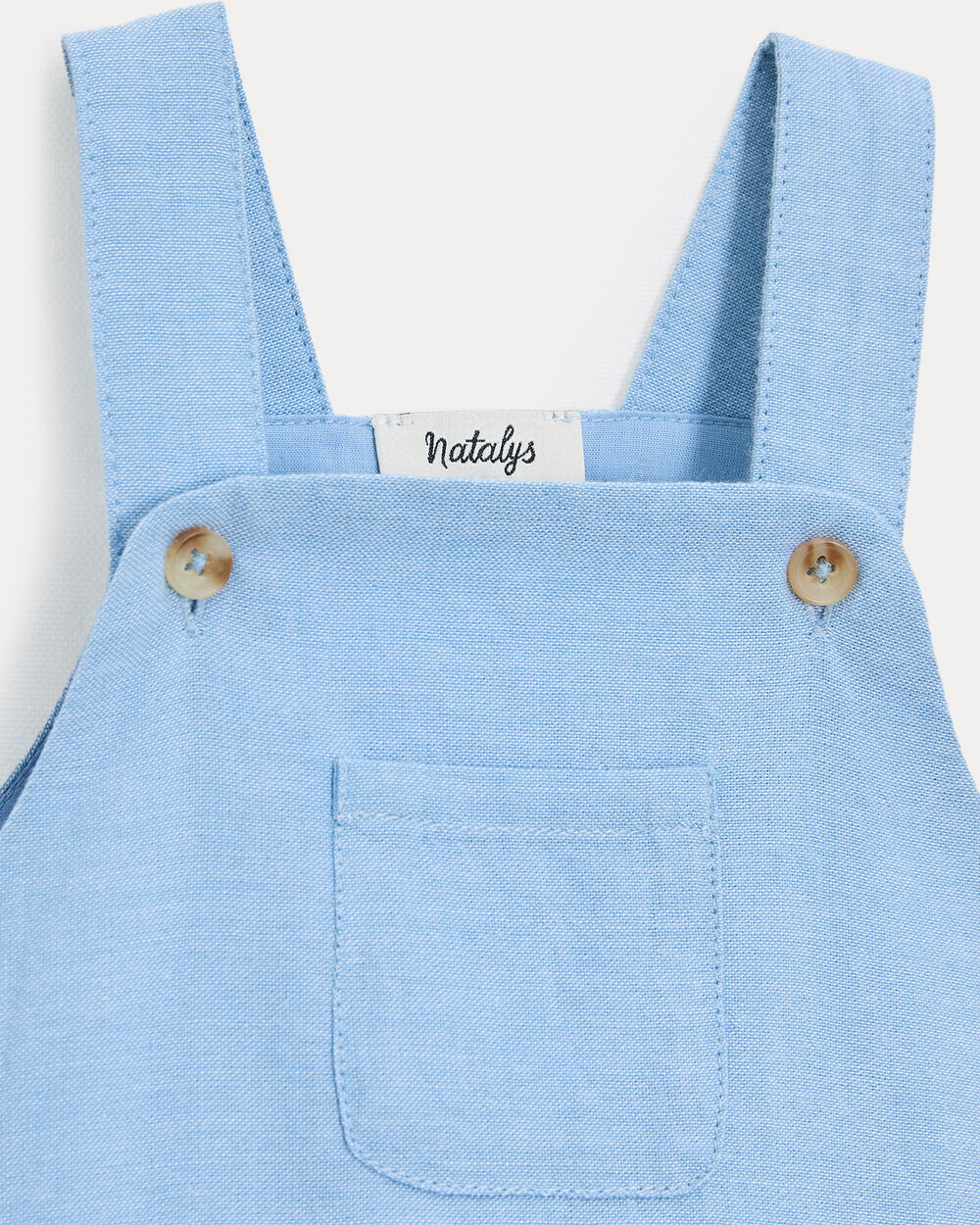 Octave chambray romper Light blue colour  Natalys