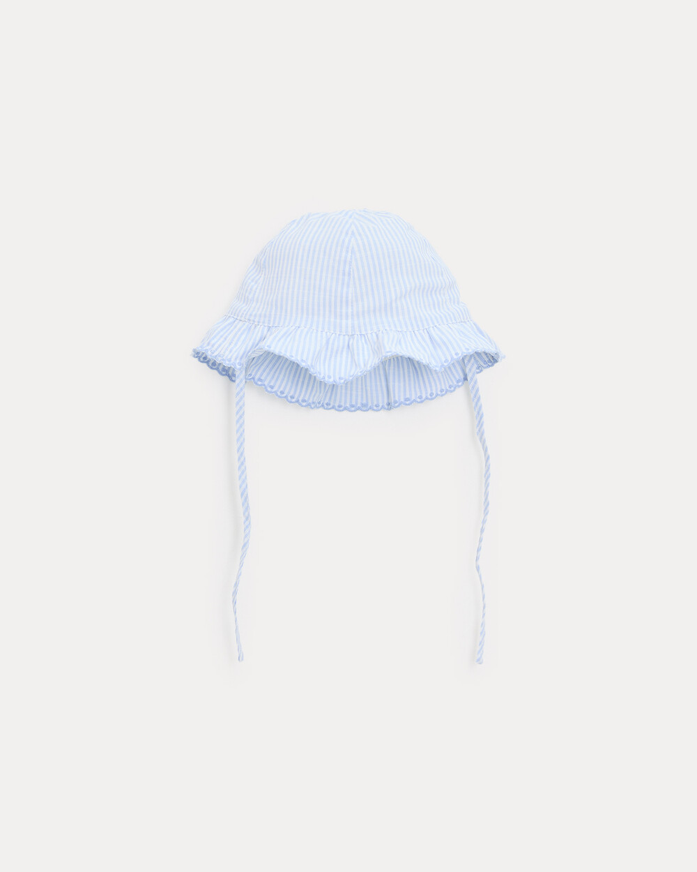 Lison cotton hat Blue sky stripes print  Natalys