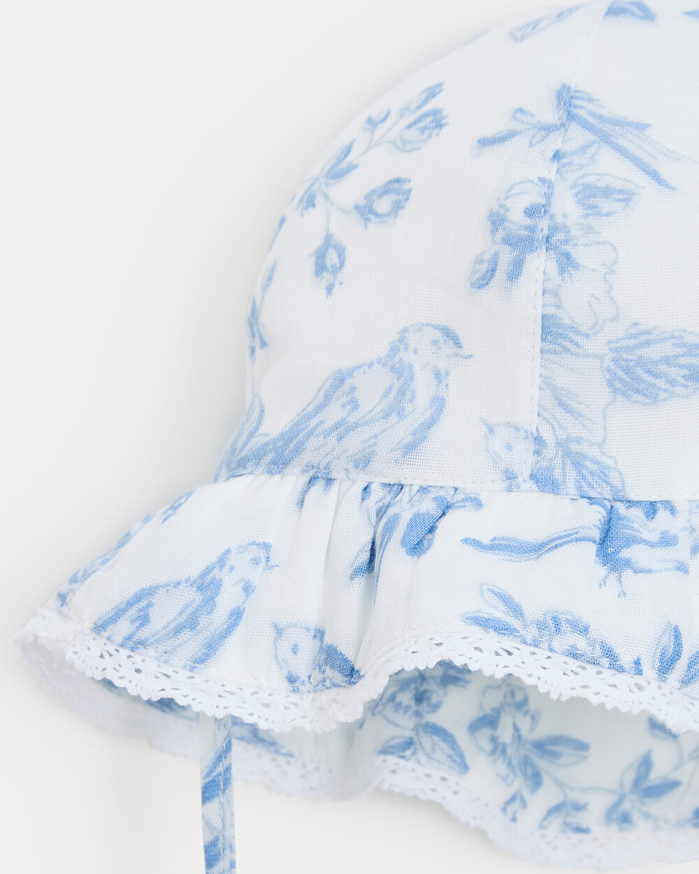 Lison cotton gauze hat Porcelain print  Natalys