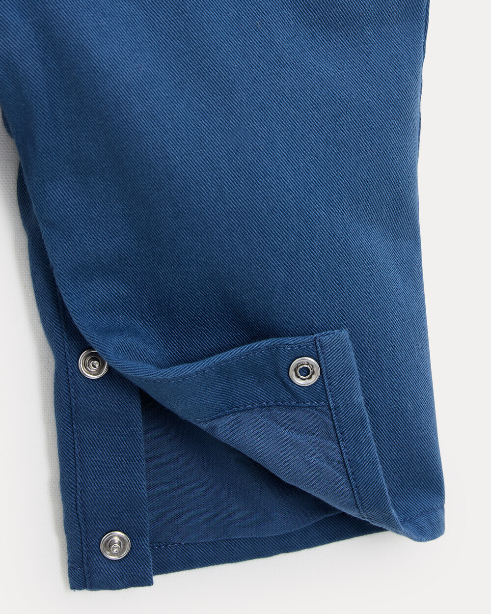 Valentin long twill overalls Natural blue colour  Natalys