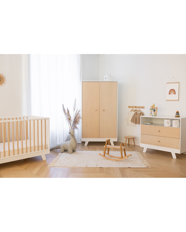 Lubin wardrobe Wood colour  Natalys