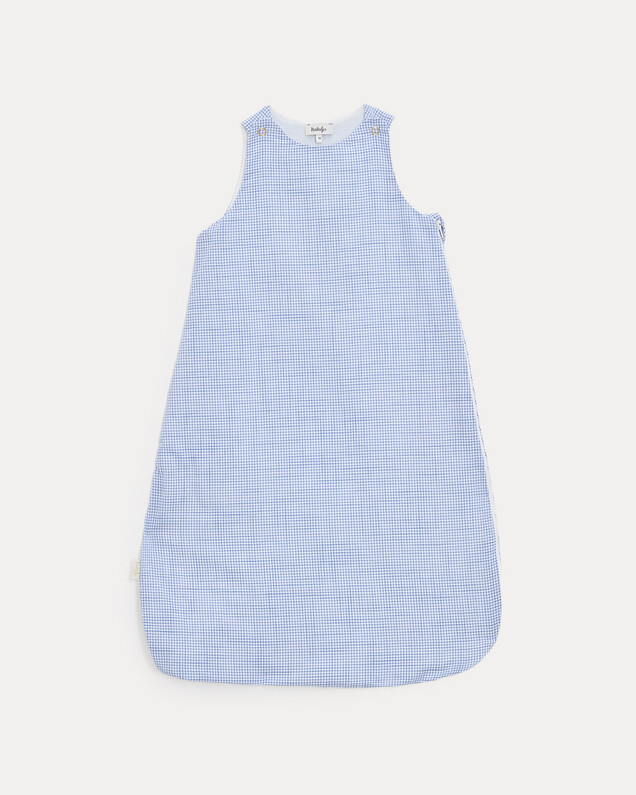 Maddy TOG 0.5 light sleeping bag Blue check print  Natalys
