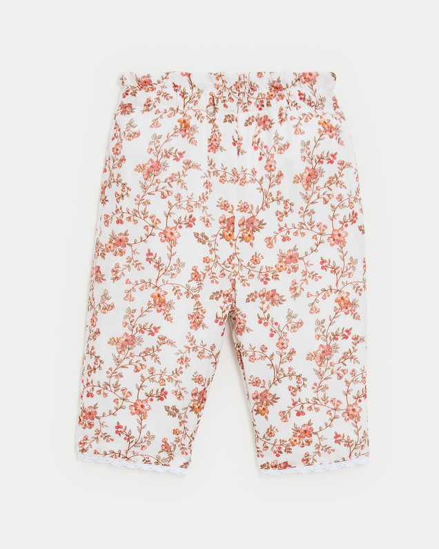 Paula cotton gauze trousers Arabesque print  Natalys