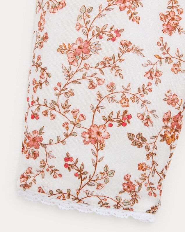 Paula cotton gauze trousers Arabesque print  Natalys