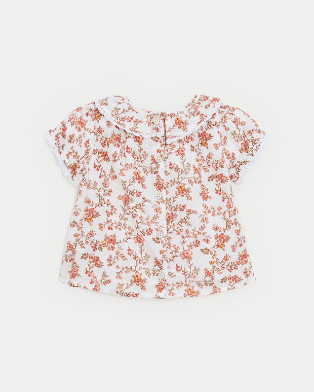 Thelma short-sleeved blouse Arabesque print  Natalys