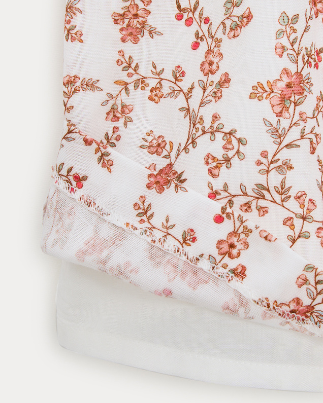 Coline ruffled dress Arabesque print  Natalys