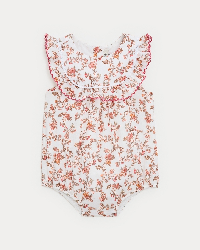 Célestine cotton gauze romper Arabesque print  Natalys